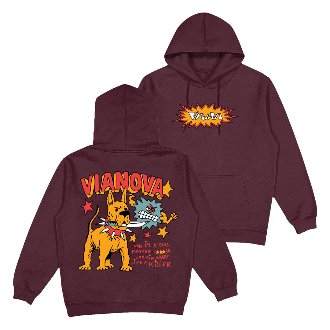 Star Hoodie (Maroon)