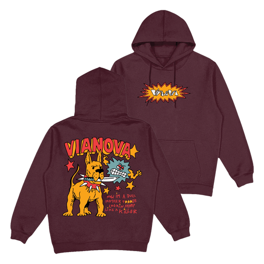 Star Hoodie (Maroon)